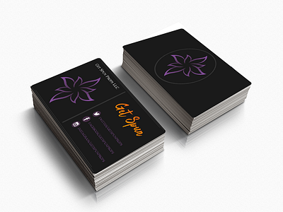 Get Spun Business Cards Black