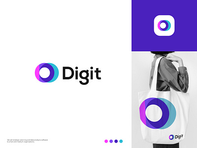 Digit Logo -  logo/ icon/ Digital logo.