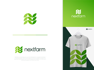 NextFarm Logo Proposal branding design graphic design icon illustration logo logomark tech vector