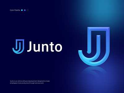 Junto Logo branding design graphic design icon illustration logo logomark tech ui vector