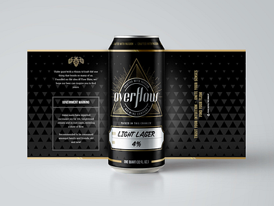 Beer Can Design beer beverage brand can drink gold label logo packaging product silver wrap