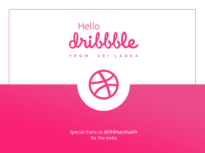 First Dribbble Shot