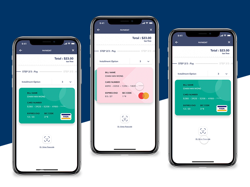 Daily UI - 002 Credit Card Checkout dailyui ios mobile protopie ui ux