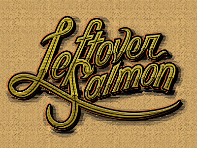 Leftover Salmon – Fall tour typography bands gig art hand lettering illustration logo typography