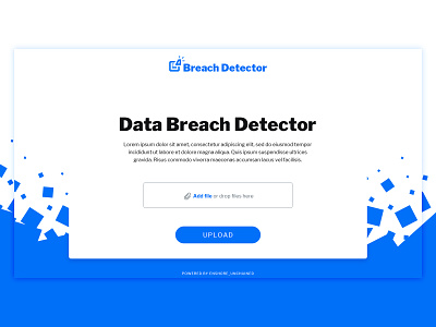 Data Breach Detector - Odyssey Hackathon ai blockchain data data analysis design dutch groningen hackathon logo odyssey open data the netherlands typography ui ux webdesign website