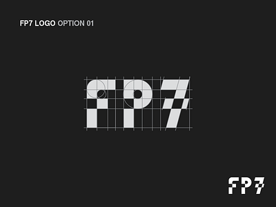 FP7 Logo Design Concept 01 branding design graphic grid icon lettermark lettring logo mark rebranding ui