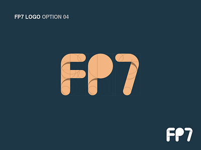 FP7 Logo Design Concept 04 branding design graphic grid icon lettermark lettring logo mark rebranding ui