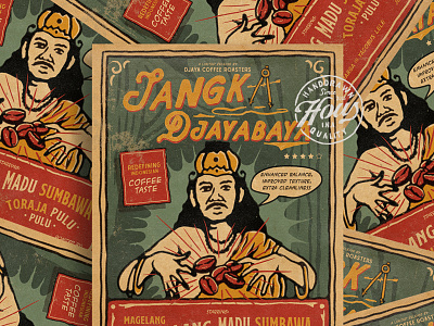 Jangka Jayabaya Poster badge design branding illustration indonesian old poster poster design vector vintage vintage badge vintage poster