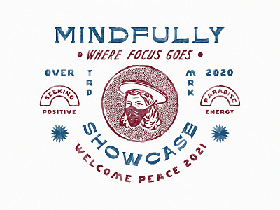 MINDFULLY for sale home of us hous logo retro typography vintage