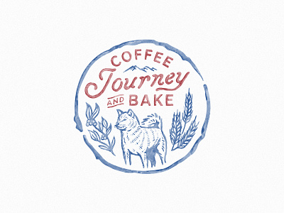 Coffee Journey and Bake badge design branding design illustration logo t shirt design vintage vintage badge vintage design