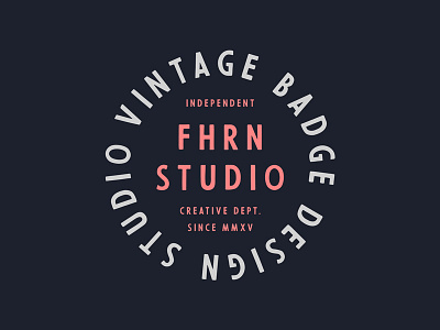 Fhrn Studio badge design bird branding clothing design for sale illustration skull supply co t shirt design vector vintage vintage badge