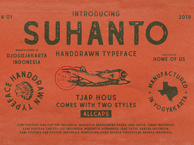 Suhanto Handdrawn Typeface