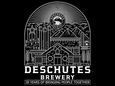Deschutes Brewery - Anniversary tee