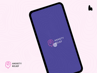 Anxiety Relief App branding colors creative design icon illustration typography uidesign ux design vector