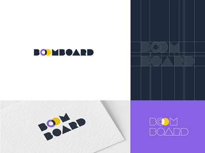 Boomboard Logo Options branding colors creative design icon illustration logo typography vector web wordmark