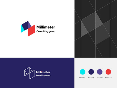 Millimeter Group Logo Design app branding colors creative design icon logo typography uidesign vector