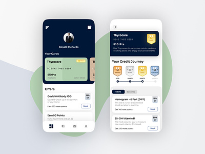 Loyalty Cards App design