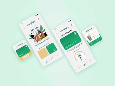 Starbucks App Redesign app colors creative creative agency design icon starbucks typography ui uidesign ux design