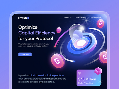 Blockchain Landing Page bitcoin blockchain colors creative creative agency cryptocurrency ethereum icon illustration uidesign vector web webdesign