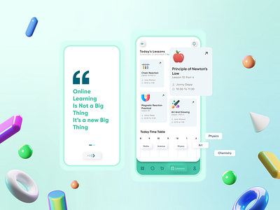 e-Learning App Concept