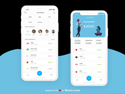 Expense Tracking App app banking colors concept creative design fintech icon illustration logo uidesign ux