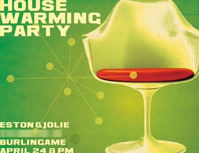 Housewarming Party design invitation print