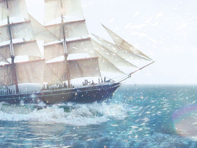 Ship of Dreams composite fish ocean ship