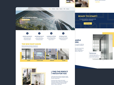 The 2020 Vantana Experience design desktop home page landing page minimal ui ux web design website