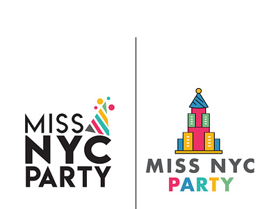 Miss NYC Party Logo Redesign brand identity branding colorful design freelancer icon identity design illustrator logo logo design logodaily logodesign logodesignersclub logodesigns new york new york city nyc visual design