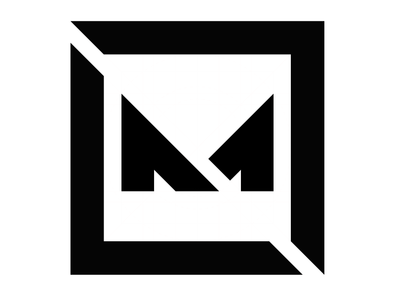 Personal Identity | Monogram black branding gif grid lettering logo m mark minimal monogram personal logo white