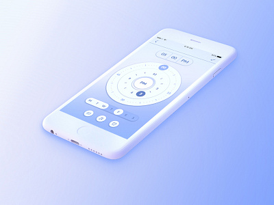 Alarm Clock App UI alarm app clock iphone minimal ui ux