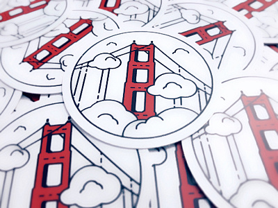 Stickers | Golden Gate Bridge | SFO