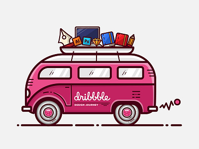 Dribbble, A Design Journey
