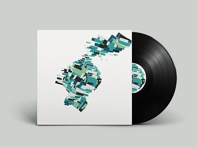 RNDM 010 cover design creative coding electronic music generative art graphic design illustration javascript minimal