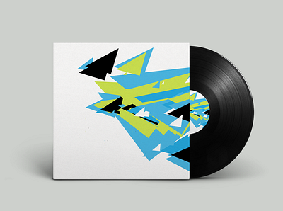 RNDM 012 artwork cover design creative coding electronic music generative generative art illustration javascript minimal random vinyl