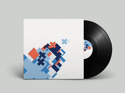 RNDM 014 artwork cover design creative coding design electronic music generative art illustration javascript minimal music