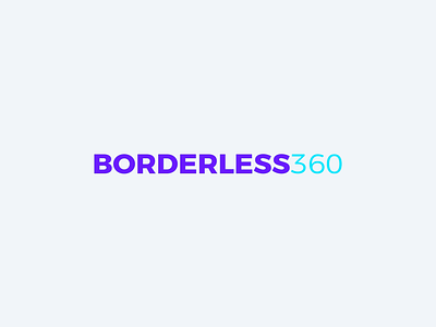 Borderless 360 Logo Reveal animation branding logistics logo logo animation logo reveal motion graphics shipping