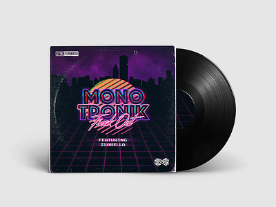 Sync Forward: Freak Out 80s cover design dance music house music motion graphics retro synthwave