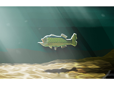 Fish 🐟 animal animation art background concept design drawing fanart fish flat flat design gfx graphic illustration illustrator minimalist mob nature vector