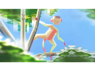 Lil Boi Hopping across the Trees 🐵🐒