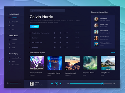 Music app edm music app web