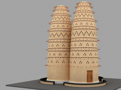 Pigeon Houses Katara Cultural Village 3d ancient architecture building city cityscape landmark