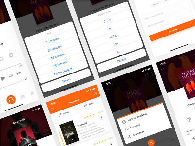 Redesign concept Storytel / 2 Shot 🎧🎧🎧 design interface mobile ui ux