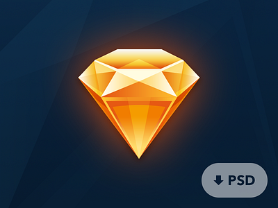 PSD Sketch Icon diamond icon layered layers photoshop psd shape sketch