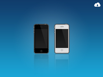 iPhone 4S - free psd