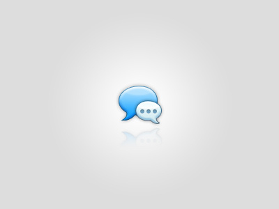 Messages apple bubble chat icon osx speech