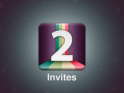 Dribbble Invite Giveaway! 2 app draft icon invitation invites ios