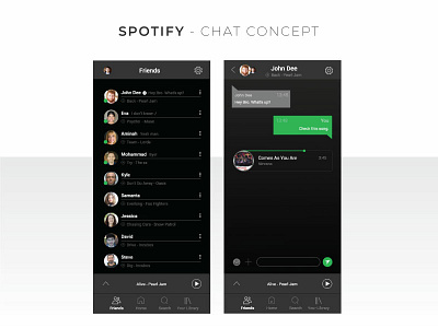 Spotify Chat Concept