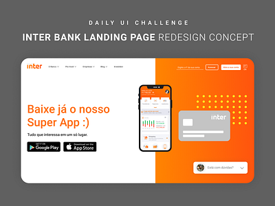 Daily UI 03 - Landing Page branding clean design flat minimal ui web