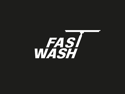 FAST WASH Logo arainspire branding bw carlogo carwash clean cleaning company creative fast graphicdesign illustration logo logodesign logoidentity logomk minimal minimallogo typography vector wash